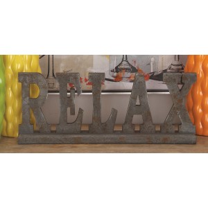 Cole Grey Wood Relax Letter Block CLRB1695